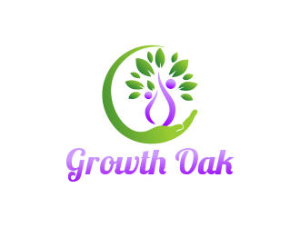 Growth Oak logo design by Gwerth