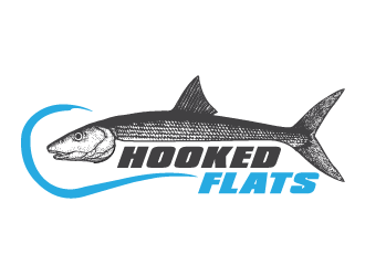Hooked Flats logo design by Ultimatum
