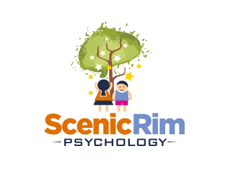 Scenic Rim Psychology logo design by YONK