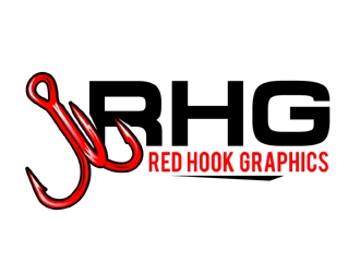 Red hook graphics logo design by MAXR