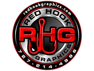 Red hook graphics logo design by Suvendu