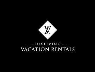 LuxLiving Vacation Rentals logo design by Devian