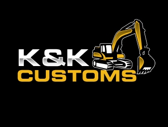 K&K Customs logo design by AamirKhan