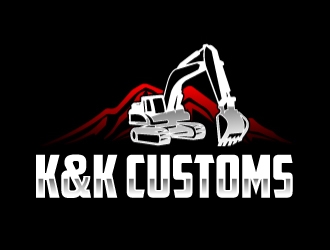 K&K Customs logo design by AamirKhan