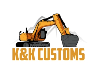 K&K Customs logo design by AamirKhan