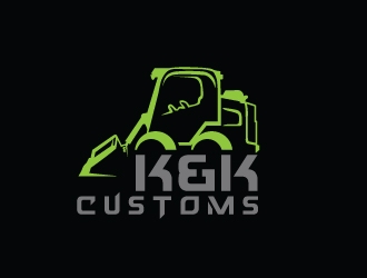 K&K Customs logo design by adwebicon