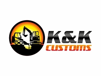 K&K Customs logo design by adwebicon