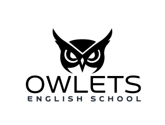 Owlets English School logo design by AamirKhan