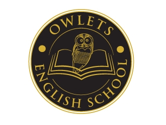 Owlets English School logo design by AamirKhan