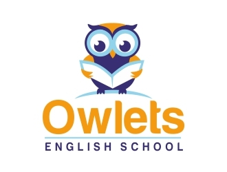 Owlets English School logo design by ruki