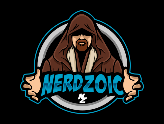Nerdzoic logo design by jm77788