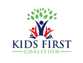Kids First Coalition logo design by gilkkj