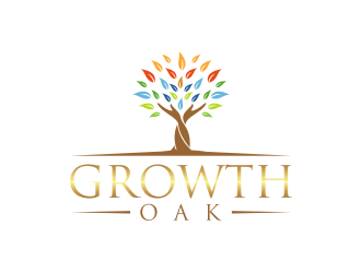 Growth Oak logo design by icha_icha