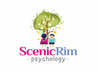 Scenic Rim Psychology logo design by YONK