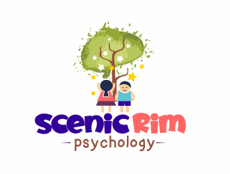 Scenic Rim Psychology logo design by YONK