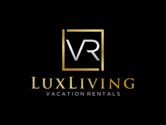 LuxLiving Vacation Rentals logo design by ValleN ™