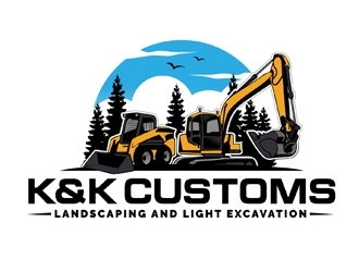 K&K Customs logo design by DreamLogoDesign