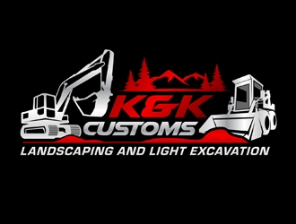 K&K Customs logo design by DreamLogoDesign