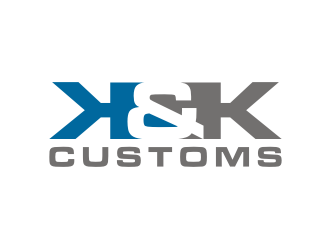 K&K Customs logo design by rief