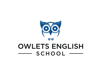 Owlets English School logo design by mbamboex