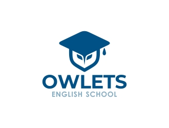 Owlets English School logo design by naldart
