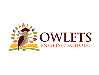 Owlets English School logo design by ingepro