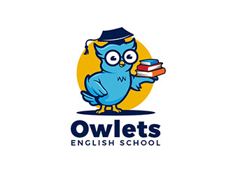 Owlets English School logo design by Optimus