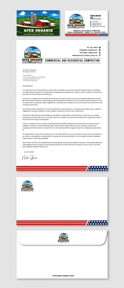 Apex Organix logo design by Niqnish