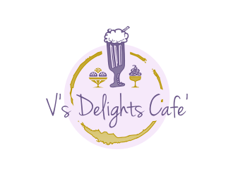 Vs Delights logo design by sodimejo