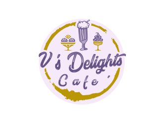 Vs Delights logo design by sodimejo