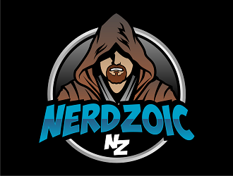 Nerdzoic logo design by haze