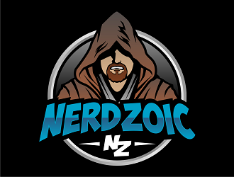 Nerdzoic logo design by haze