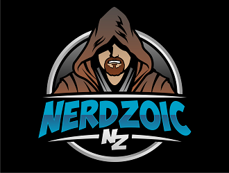 Nerdzoic logo design by haze