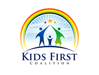 Kids First Coalition logo design by enzidesign