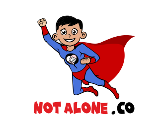 NOT ALONE .co logo design by aldesign
