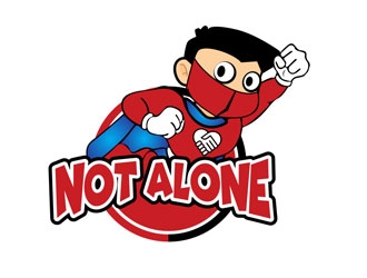 NOT ALONE .co logo design by creativemind01
