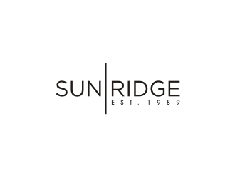 Sun Ridge  logo design by bricton