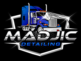 Madjic Detailing logo design by 3Dlogos