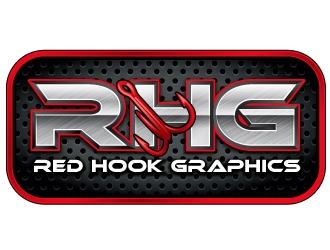 Red hook graphics logo design by Suvendu