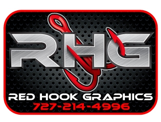 Red hook graphics logo design by Suvendu