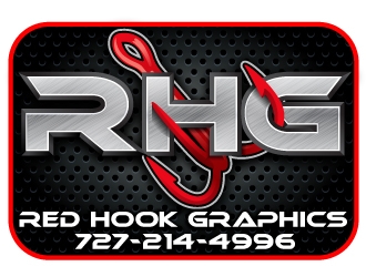 Red hook graphics logo design by Suvendu