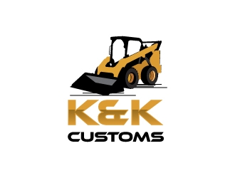 K&K Customs logo design by zakdesign700