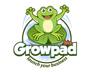 Growpad.biz logo design by DreamLogoDesign