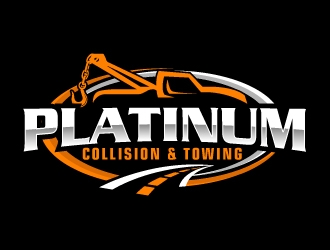 PLATINUM COLLISION & TOWING logo design by AamirKhan
