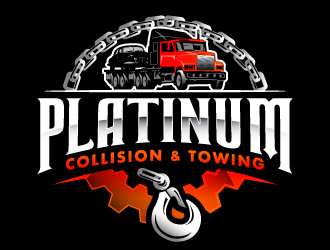 PLATINUM COLLISION & TOWING logo design by PRN123