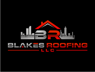 Blakes Roofing LLC logo design by puthreeone