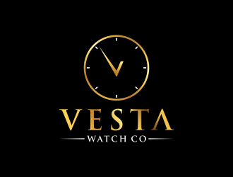 Vesta Watch Co logo design by haidar