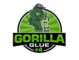 Gorilla Glue #4 logo design by PrimalGraphics