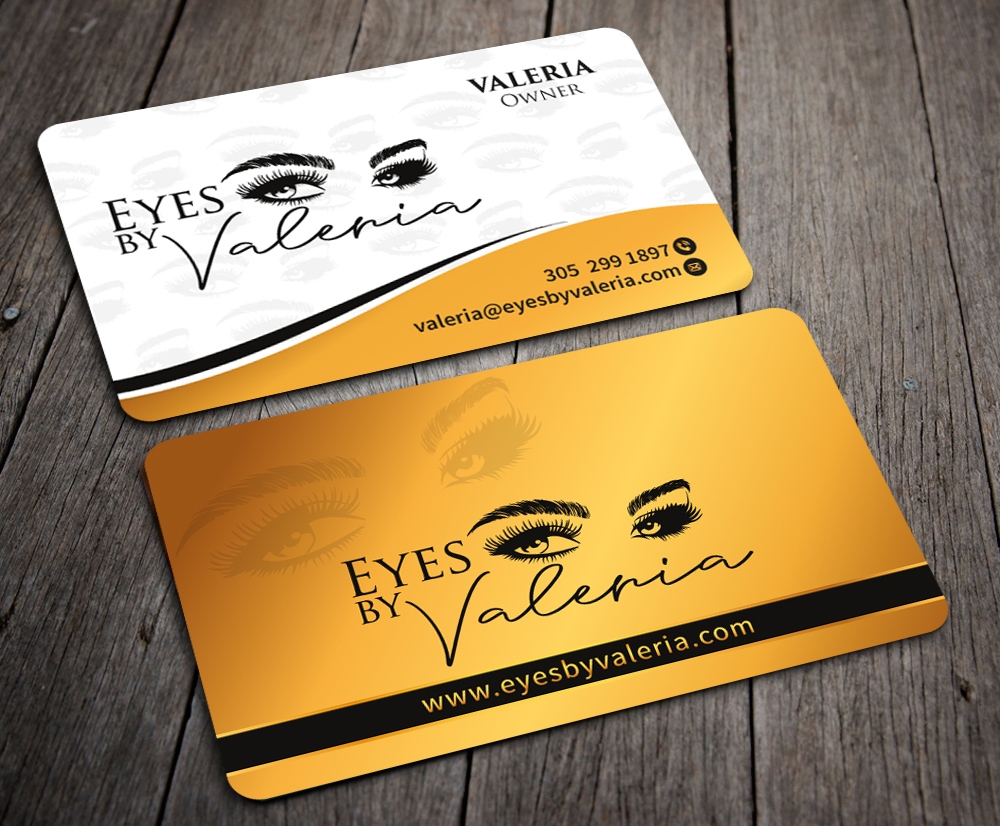 Eyes by Valeria logo design by PANTONE