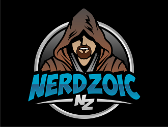 Nerdzoic logo design by haze